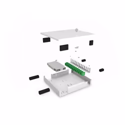Digitus Fiber Optic Unibox for wall mounting, small - Additional view 5