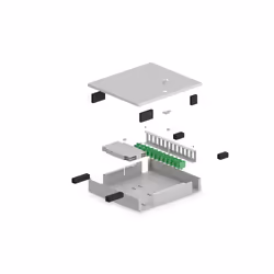 Digitus Fiber Optic Unibox for wall mounting, medium - Additional view 5