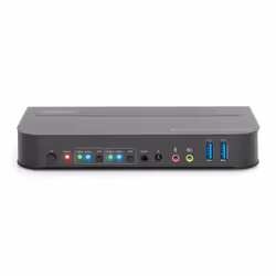 Digitus KVM Switch, 2-Port, 4K60Hz, 2 x DP in, 1 x DP/HDMI out - Additional view 5