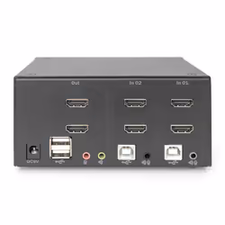 Digitus KVM Switch, 2 Port, Dual Display, 4K, HDMI® - Additional view 4