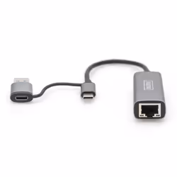 Digitus USB Type-C™ Gigabit Ethernet Adapter 2.5G, USB-C™ + USB A (USB3.1/3.0) - Additional view 5