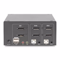 Digitus KVM Switch, 2-Port, Dual Display, 4K, DisplayPort® - Additional view 4