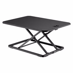 Digitus Ergonomic Stand/Sit Desk Converter, Laptop stand, Black, Aluminium, MDF, Plastic, Steel, 8 kg, 4.5 - 40.5 mm, 670 mm