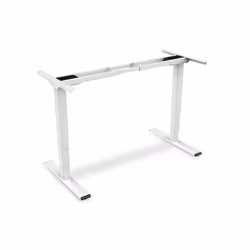 Digitus Electrically Height-Adjustable Table Frame, dual motor, 3 levels, white, 100 kg, Electric, 35 mm/sec, Straight, 2 leg ...