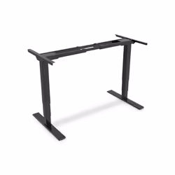 Digitus Electrically Height-Adjustable Table Frame, dual motor, 3 levels, black, 100 kg, Electric, 35 mm/sec, Straight, 2 leg ...
