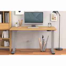 Digitus Electrically Height-Adjustable Table Frame, dual motor, 3 levels, gray