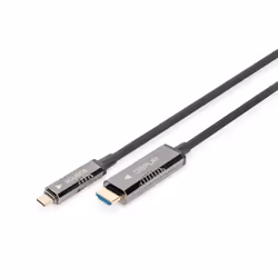 Digitus 4K USB Type-C to HDMI AOC Adapter Cable, 10 m, USB Type-C, HDMI, Male, Male, Straight