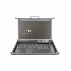 Digitus 17" HD LCD KVM console, 1-port VGA, US keyboard - Additional view 5