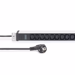Digitus Socket strip with aluminum profile, 12-way, 2 m cable safety plug - Additional view 4