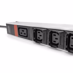 Digitus Basic IT PDU, 3-phase 16A, 24 x C13, 3 x C19, 3 m supply cable, IEC 60309 16 A plug - Additional view 4