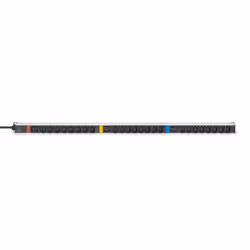 Digitus Basic IT PDU, 3-phase 16A, 24 x C13, 3 x C19, 3 m supply cable, IEC 60309 16 A plug - Additional view 6
