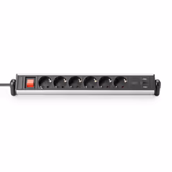 Digitus 6-way office power strip with 3x USB ports - Additional view 8