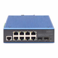 Digitus Industrial 8+2 -Port L2 managed Gigabit Ethernet Switch - Additional view 4