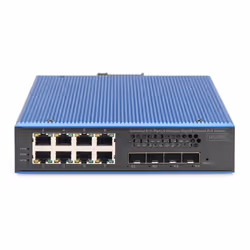 Digitus Industrial 8 + 4 10G uplink port L3 managed Gigabit Ethernet PoE switch - Additional view 5