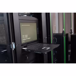 Digitus 19" HD LCD KVM console, 16-port HDMI, German keyboard