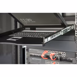 Digitus 19" HD LCD KVM console, 16-port HDMI, German keyboard