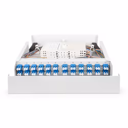 Digitus Fiber optic wall-mounted housing, singlemode, equipped, 24 x LC DX adapter and pigtail - Additional view 5