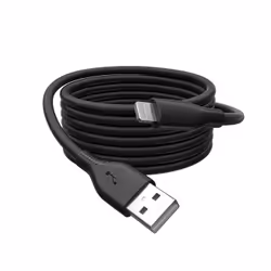 Digitus Lightning silicone connection cable, USB-A - Lightning 2m, black - Additional view 5