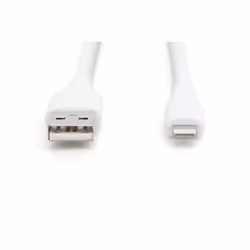 Digitus Lightning silicone connection cable, USB-A - Lightning 2m, white - Additional view 5