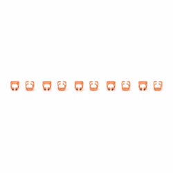Digitus Color clips for Patch cable - Orange - Additional view 4