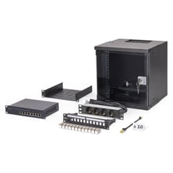 Digitus SOHO Pro network set, 254 mm (10") - 6U, 315 x 300 mm (W x D)