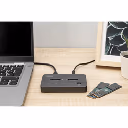 Digitus NVMe cloning station USB3.1 Gen2 Type-C NVMe M.2 SSD enclosure - Additional view 3