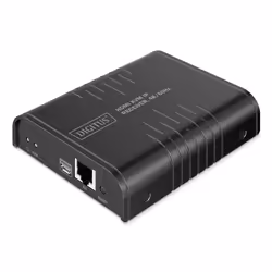 Digitus HDMI KVM IP Receiver, 4K/60Hz, Transmitter & receiver, Wired, 200 m, Cat6, 4096 x 2160 pixels, 60 Hz