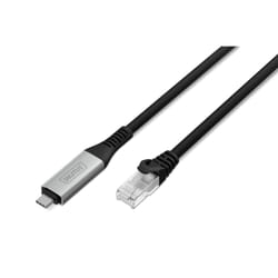Digitus USB-C 3.2 Gen1 - RJ45 Ethernet cable, 1Gbit/s, 2m
