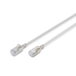 Digitus CAT 6A F-FTP Slim patch cable, 7 m, gray