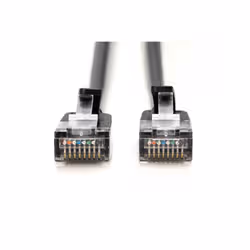 Digitus CAT 6A F-FTP Slim patch cord, 0.3m, black, 10 pieces - Additional view 2