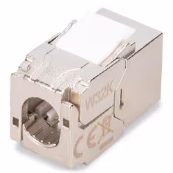 Digitus CAT 6A compact keystone module, shielded, tool-free mounting connection. 24 pcs. - Additional view 2