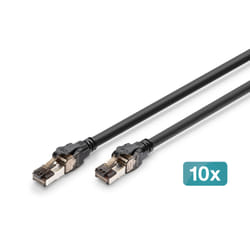 Digitus CAT 8.1 S/FTP patch cable, 2 m, 10 pieces
