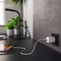 Digitus USB GaN Charger 45W, 1x USB-C, 1x USB-A