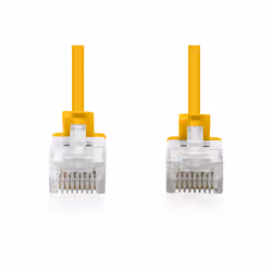 Digitus CAT 6 U-UTP Slim patch cable, 3 m, yellow - Additional view 3