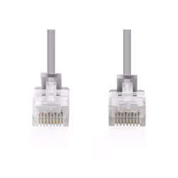 Digitus CAT 6 U-UTP Slim patch cable, 1.5 m, gray, 10 pieces - Additional view 4