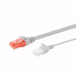 Digitus CAT 6 U-UTP Slim patch cable, 3 m, gray, 10 pieces - Additional view 3