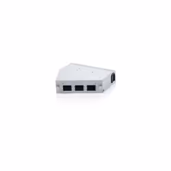 Digitus Fiber optic DIN rail splice distributor, angled, 6 SC DX/LC Quad, grey - Additional view 2