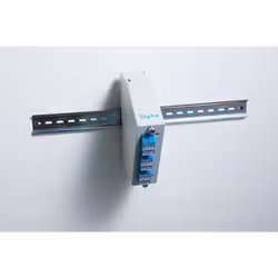 Digitus Fiber optic DIN rail splice distributor, angled, 6 SC DX/LC Quad, grey - Additional view 6