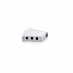 Digitus Fiber optic DIN rail splice distributor, angled, 6 SC SX/LC DX, grey - Additional view 3