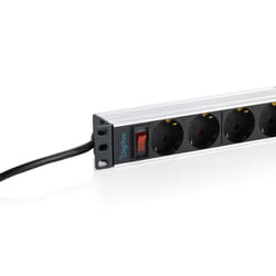 Digitus 1U Aluminum PDU, 254 mm (10") rack mount,