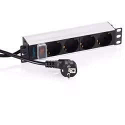 Digitus 1U Aluminum PDU, 254 mm (10") rack mount, - Additional view 2