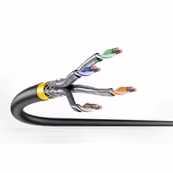 Digitus CAT 7A S/FTP data cable - outdoor installation cable, 500 m drum, simplex, PE - Additional view 2