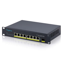 Digitus 10" 2.5G 8-Port Unmanaged PoE+ Switch with 1× 10G SFP+