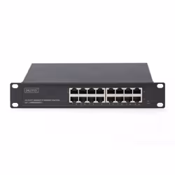 Digitus 10" Gigabit Ethernet Switch, 16-Port, Unmanaged - Additional view 3
