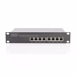 Digitus Gigabit Ethernet PoE switch, 8-port PoE+, 10", up to 80 W PoE budget - Additional view 2