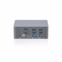 Digitus KVM switch, 2-port, dual display, 4K, HDMI/DisplayPort - Additional view 3