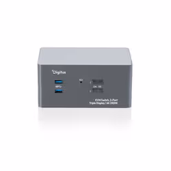 Digitus KVM switch, 2-port, triple display, 4K, HDMI - Additional view 2