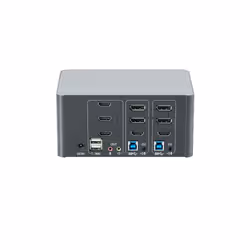 Digitus KVM switch, 2-port, triple display, 4K, HDMI - Additional view 3