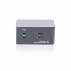 Digitus KVM switch, 2-port, triple display, 4K, DisplayPort - Additional view 2