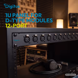 Digitus 1U rack panel for 12 x D-Type modules - Additional view 2